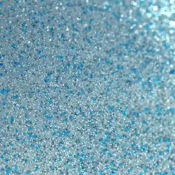 Summit Silver gelcoat finish sample